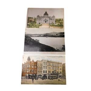 Postcards Vintage c1908-1910 East Liverpool Ohio Set of 3